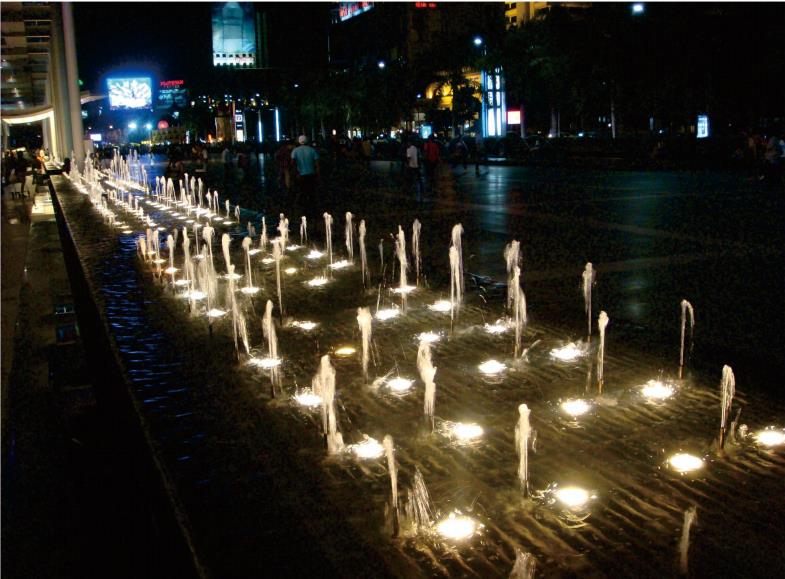 fountain ring light, fountain led ring light, fountain nozzle with led lights