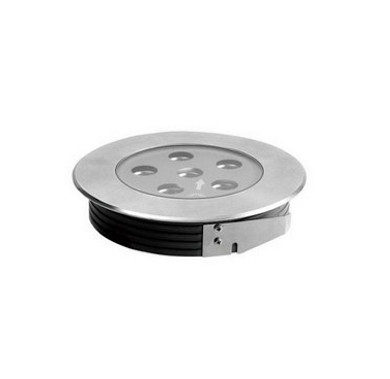 6x2W Round Recessed Floor Light