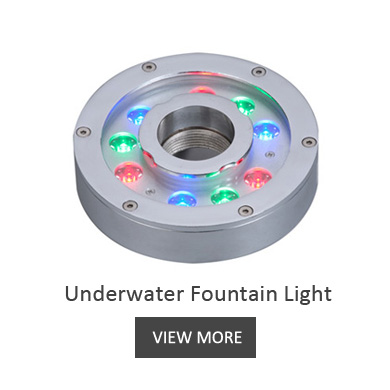 RGB LED underwater fountain light for landscape fountain lighting