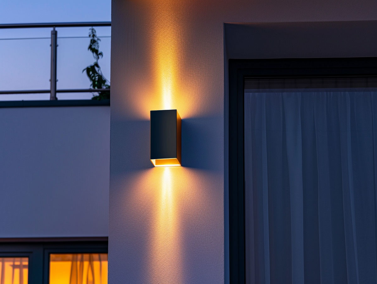 LED outdoor wall light fixture with up and down lighting effect waterproof IP65