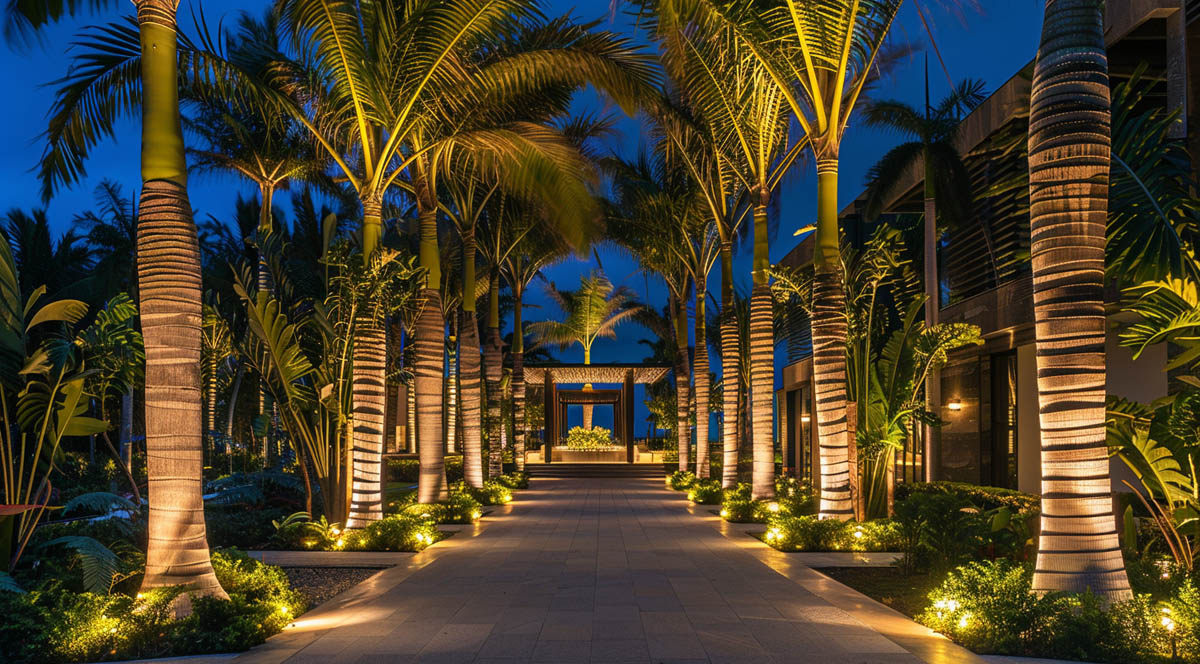 How to Select LED Ring Lights for Palm Trees in Resorts
