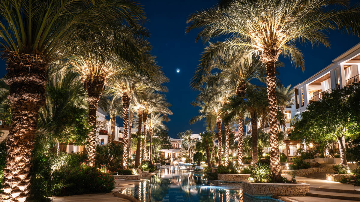 How to Select LED Ring Lights for Palm Trees in Resorts