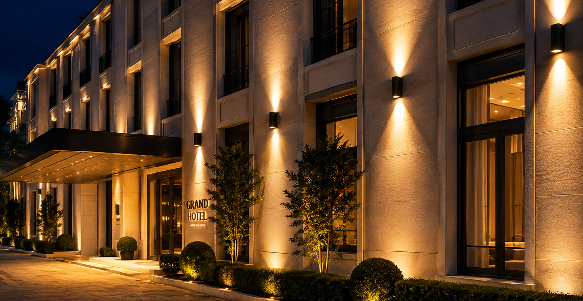 How to Choose Outdoor Wall Lighting for Hotels